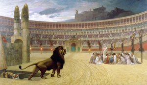 Poslední modlitba křesťanského mučedníka, 1863-83 od Jean Leon Gerome